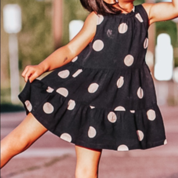 LOFT Other - Loft Littles Dot Tiered Swing Dress